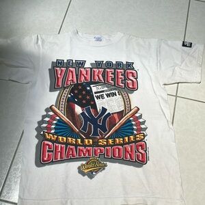 STARTER White New York Yankees Champions Tee